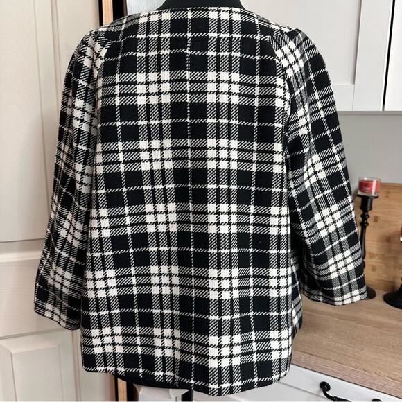 VTG Worthington Women’s Cropped Wool Blazer Size 18 Academia Jacket Plus Size - Picture 2 of 7